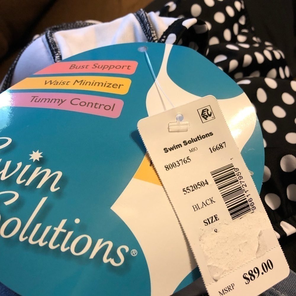 SWIM Solutions polka dot beaded One piece swimsuit - Picture 5 of 5